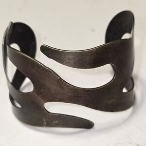 Tribal Lazer Cut Cuff Bracelet